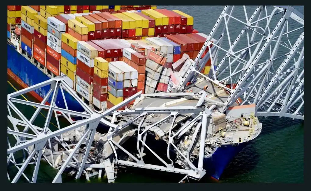 U.S. Sues Dali Ship Owner for $100 Million Over Francis Scott Key Bridge Collapse 3 scott key bridge collapse